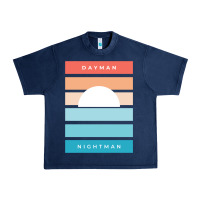Navy DAYMAN NIGHTMAN - It's Always Sunny Urban Heavy Tee - PixelFlow