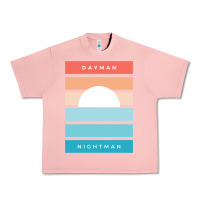 Salmon DAYMAN NIGHTMAN - It's Always Sunny Urban Heavy Tee - PixelFlow