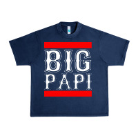 Navy big papi Urban Heavy Tee - PixelFlow