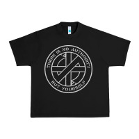 Black Crass   There Is No  Authority But Yourself Classic Urban Heavy Tee - PixelFlow