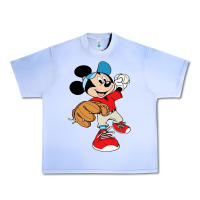 Grape Ice micky-playing-baseball-cartoon-illustration-- Urban Heavy Tee - PixelFlow