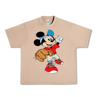 Burro micky-playing-baseball-cartoon-illustration-- Urban Heavy Tee - PixelFlow
