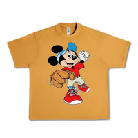 Peanut Butter micky-playing-baseball-cartoon-illustration-- Urban Heavy Tee - PixelFlow