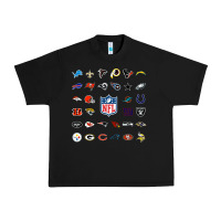 Black american football team collage    wall art Urban Heavy Tee - PixelFlow