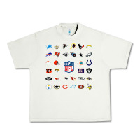 Pistachio american football team collage    wall art Urban Heavy Tee - PixelFlow