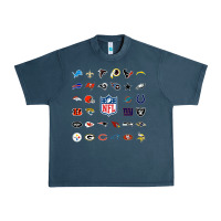 American Football Team Collage    Wall Art Urban Heavy Tee | Teevron
