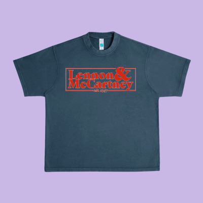 Lennon & Mccartney Classic Urban Heavy Tee Designed By Pixelflow