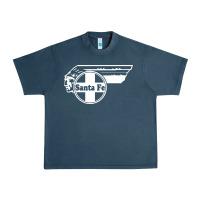 Midnight Navy big chief clean santa fe railroad Urban Heavy Tee - PixelFlow