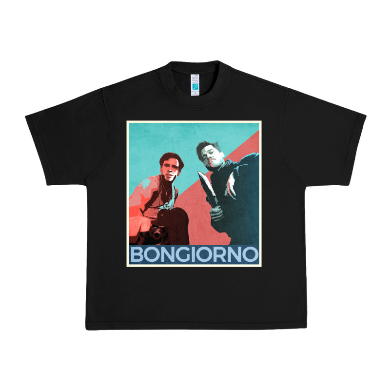 Inglorious Basterds - Bongiorno Poster Gift Urban Heavy Tee by PixelFlow | Teevron