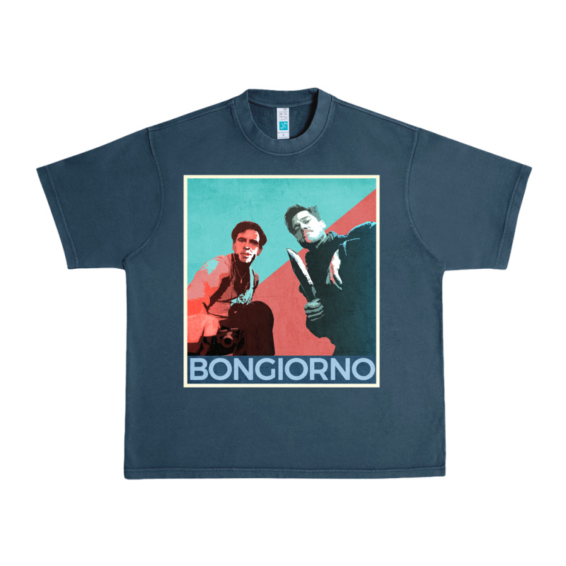 Inglorious Basterds - Bongiorno Poster Gift Urban Heavy Tee by PixelFlow | Teevron