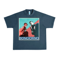 Midnight Navy Inglorious Basterds - Bongiorno poster GIFT Urban Heavy Tee - PixelFlow