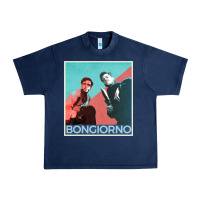 Navy Inglorious Basterds - Bongiorno poster GIFT Urban Heavy Tee - PixelFlow