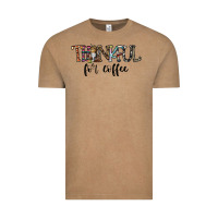 Vintage Coffee thankful for coffee Vintage Tee - CowhideDigitalArt