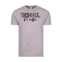 Vintage Zinc thankful for coffee Vintage Tee - CowhideDigitalArt
