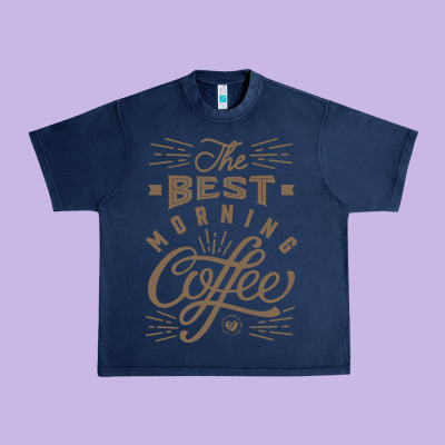 The Best Morning Coffee Urban Heavy Tee Designed By Pixelflow