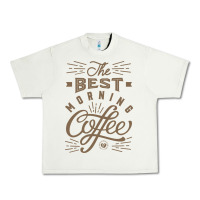 Pistachio The Best Morning Coffee Urban Heavy Tee - PixelFlow