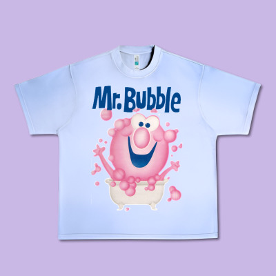 Mr Bubble Makes Bath Time Fun Urban Heavy Tee Designed By Pixelflow