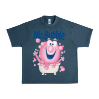 Midnight Navy Mr bubble makes bath time fun Urban Heavy Tee - PixelFlow