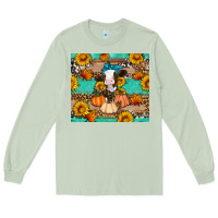 Matcha Cow fall pumpkin Long Sleeve Tee - Artiststas