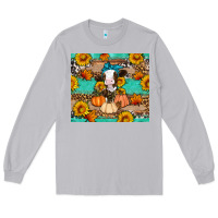 Moon Dust Cow fall pumpkin Long Sleeve Tee - Artiststas