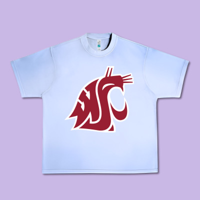 Washington State Cougars Urban Heavy Tee Designed By Pixelflow
