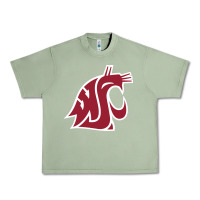 Oil Green washington state cougars Urban Heavy Tee - PixelFlow