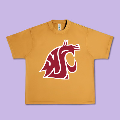 Washington State Cougars Urban Heavy Tee Designed By Pixelflow