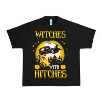 Black witches with hitches funny halloween costume gift Urban Heavy Tee - PixelFlow