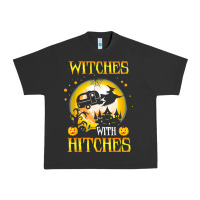 Pigment Black witches with hitches funny halloween costume gift Urban Heavy Tee - PixelFlow