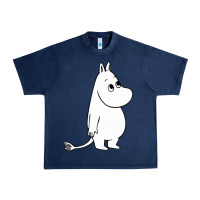 Navy moomin character Urban Heavy Tee - PixelFlow