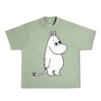 Oil Green moomin character Urban Heavy Tee - PixelFlow