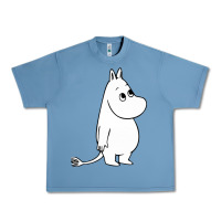 Pebble Blue moomin character Urban Heavy Tee - PixelFlow