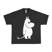 Pigment Black moomin character Urban Heavy Tee - PixelFlow