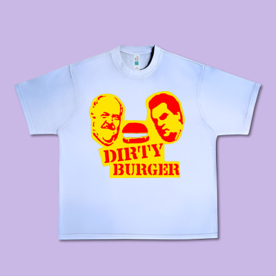 Dirty Burger Urban Heavy Tee Designed By Pixelflow