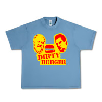Pebble Blue dirty burger Urban Heavy Tee - PixelFlow