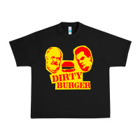 Black dirty burger Urban Heavy Tee - PixelFlow