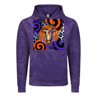 Cloud Purple halloween bull skull Vintage Hoodie - BarkalooDesign