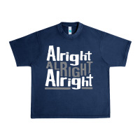 Navy matthew mcconaughey dazed & confused alright alright alright hipster t Urban Heavy Tee - PixelFlow