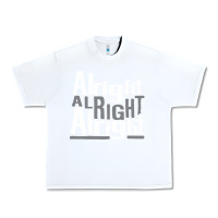 White matthew mcconaughey dazed & confused alright alright alright hipster t Urban Heavy Tee - PixelFlow