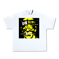 White U.K. SUBS special music punk Urban Heavy Tee - PixelFlow