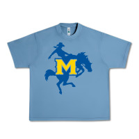 Pebble Blue mcneese  athletics Urban Heavy Tee - PixelFlow