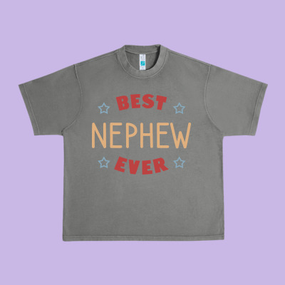 Best Nephew Ever Urban Heavy Tee Designed By Pixelflow
