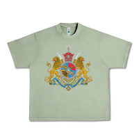 Oil Green Iran Coat of arms Flag souvenir Iranian Persian Urban Heavy Tee - PixelFlow