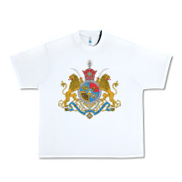 White Iran Coat of arms Flag souvenir Iranian Persian Urban Heavy Tee - PixelFlow