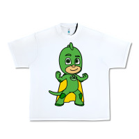 White gekko cat boy Urban Heavy Tee - PixelFlow