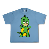 Pebble Blue gekko cat boy Urban Heavy Tee - PixelFlow