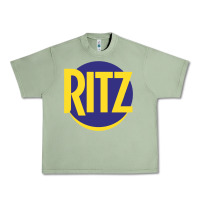 Oil Green ritz cracker Urban Heavy Tee - PixelFlow