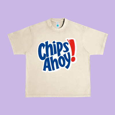 Chips Ahoy Snack Urban Heavy Tee Designed By Pixelflow