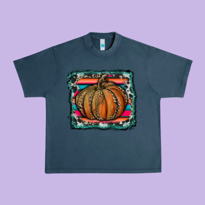 Leopard Pumpkin With Serape Background Urban Heavy Tee Designed By Ranaportraitstore