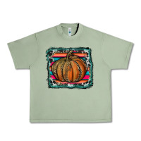 Oil Green leopard pumpkin with serape background Urban Heavy Tee - RanaPortraitStore